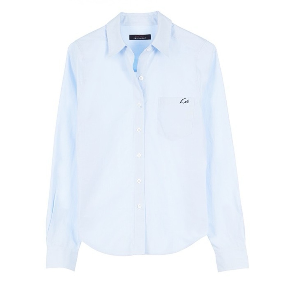 Equipment x Kate Moss London Embroidered Shirt Sz S